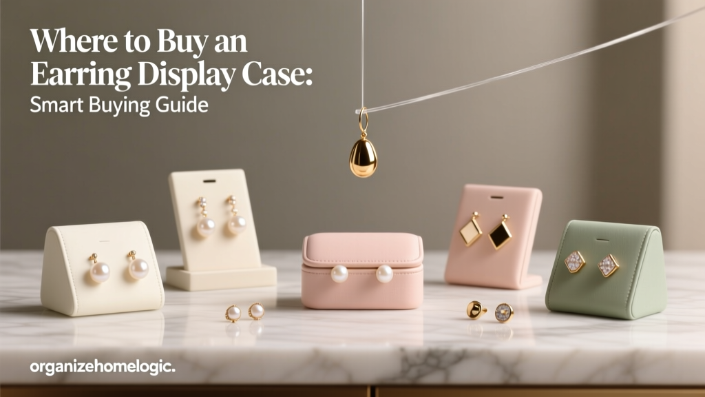 Where to Buy an Earring Display Case: Smart Buying Guide