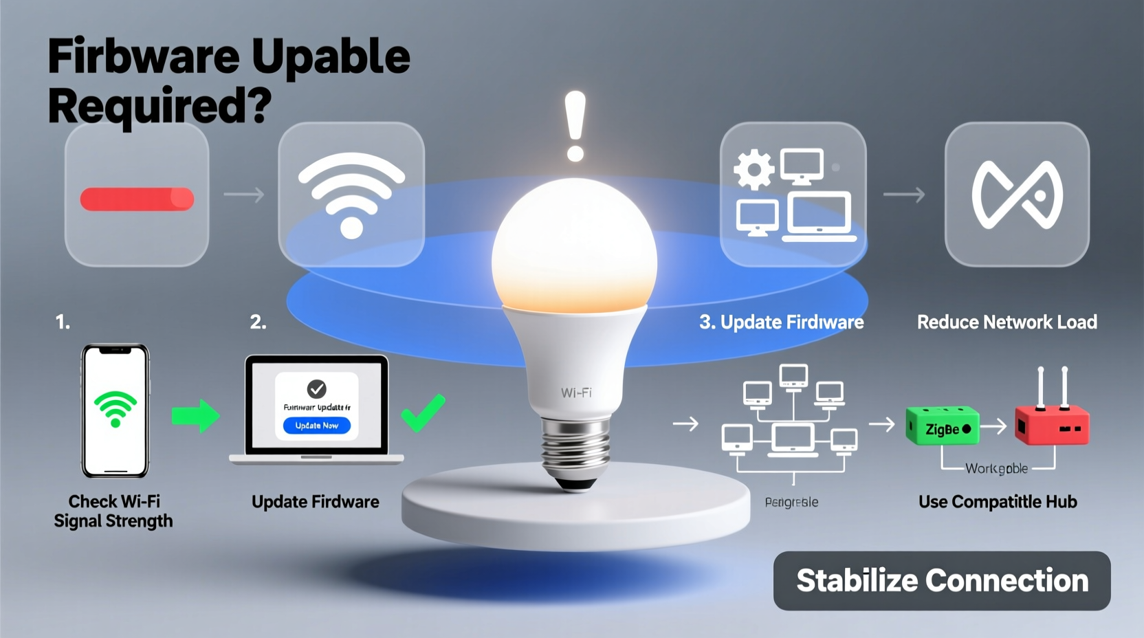 why is my smart bulb flickering and how to stabilize connection issues