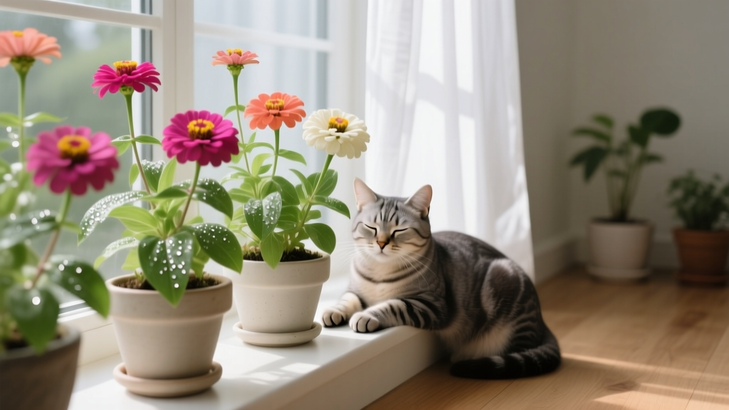 Zinnias Indoors with Cats: Safe & Vibrant (2026)