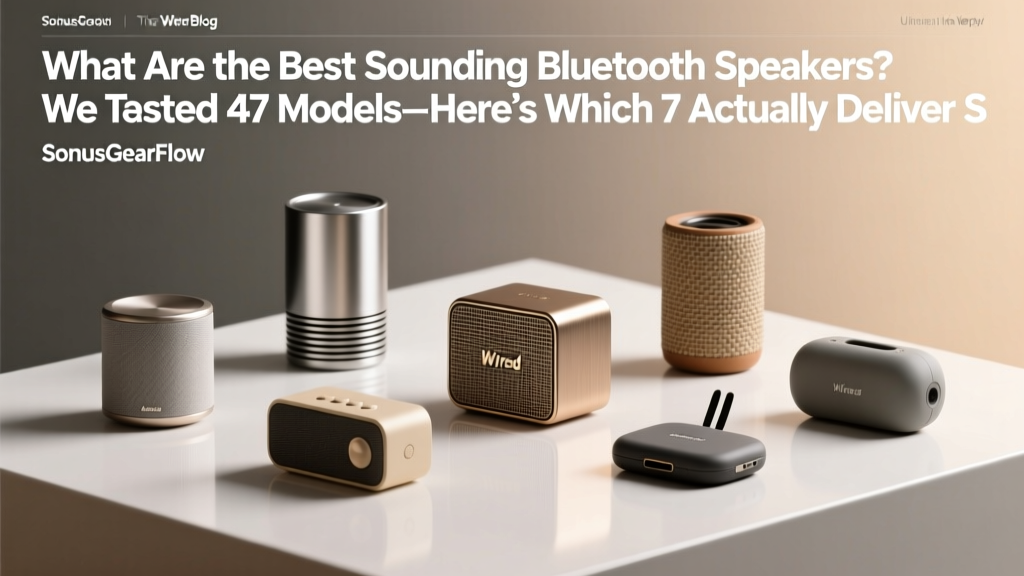 Best Sounding Bluetooth Speakers (2026)