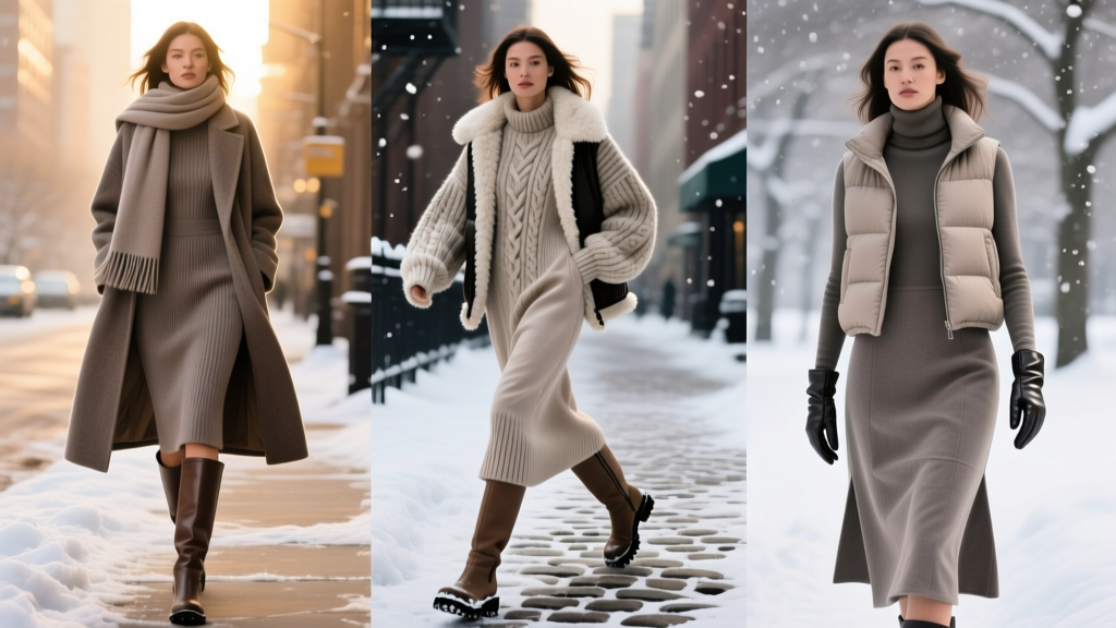How to Style a Midi Dress for Winter: The Science of Warmth & Style