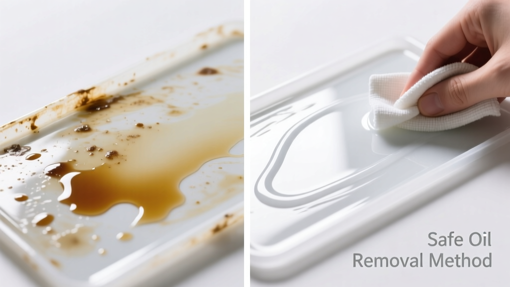 How to Remove Oil from Plastic Surfaces Safely