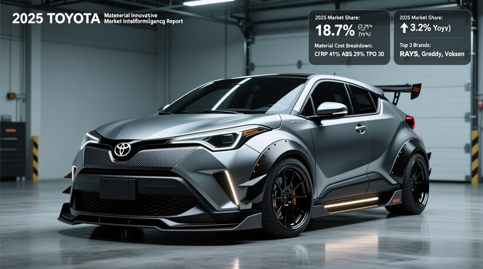 best selling toyota chr body kits