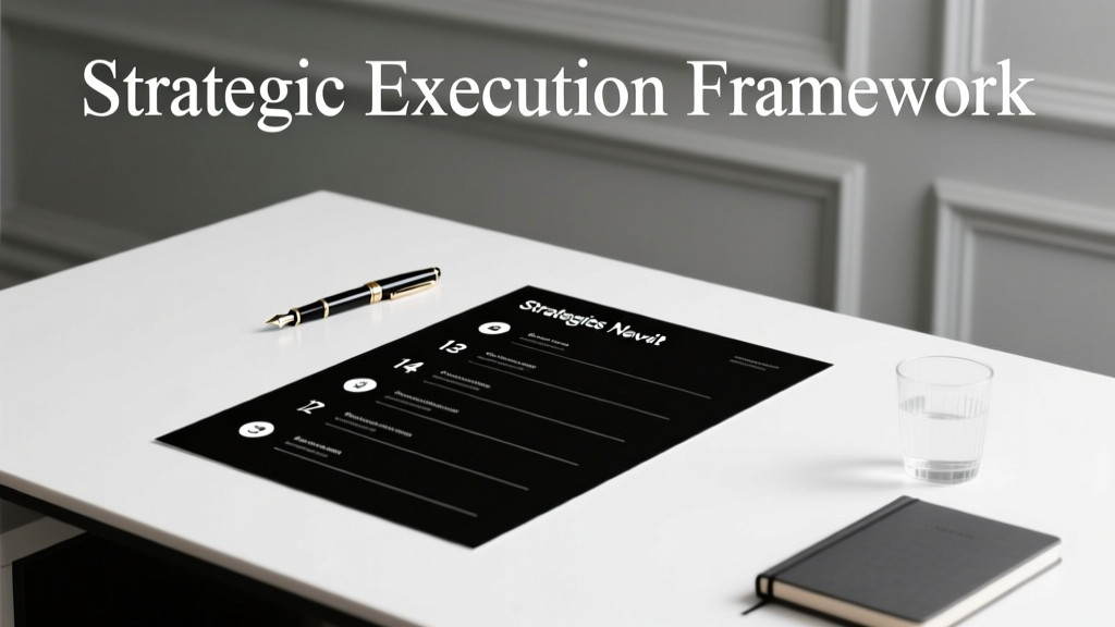 Strategies Checklist: A Tactical, Field-Tested Framework for Operational Excellence