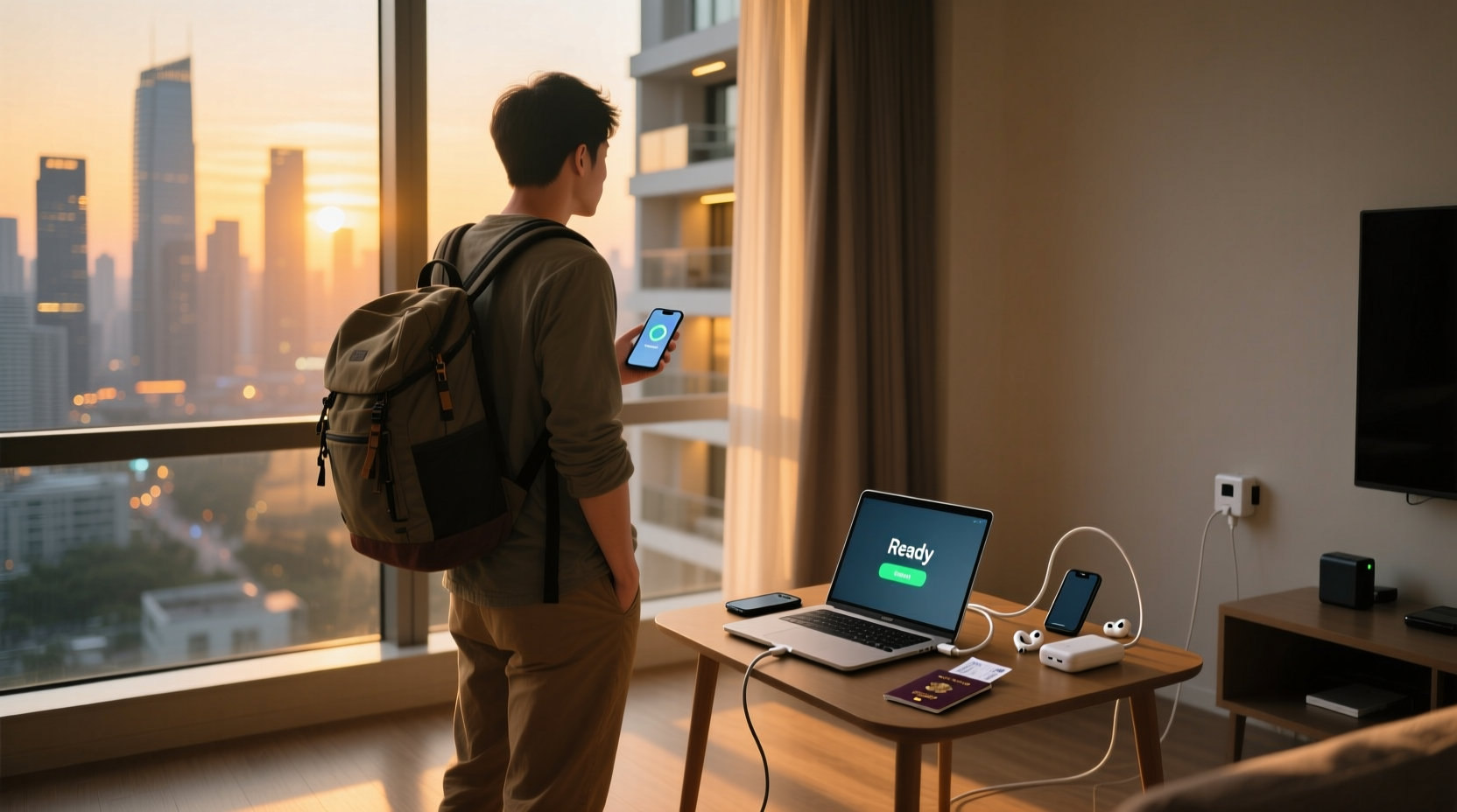 get your tech ready before traveling solo to avoid home