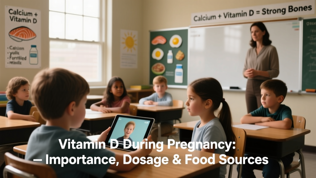 Vitamin D During Pregnancy: Importance, Recommended Dosage, Food Sources, and Evidence-Based Guidance