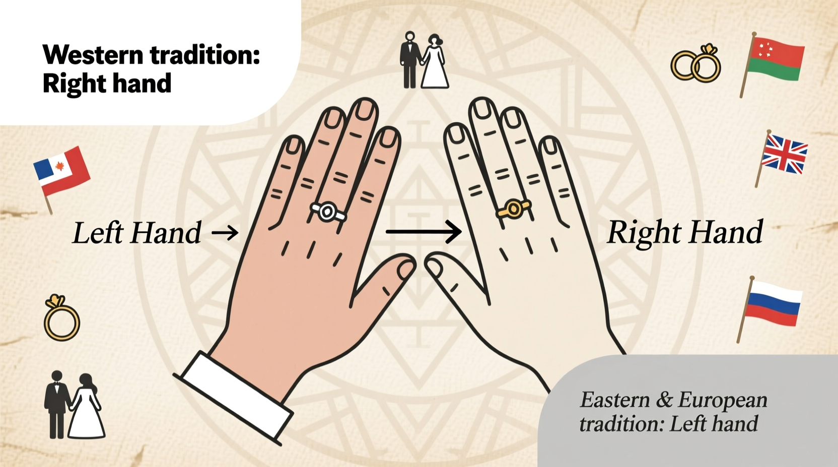 which hand to put the wedding ring