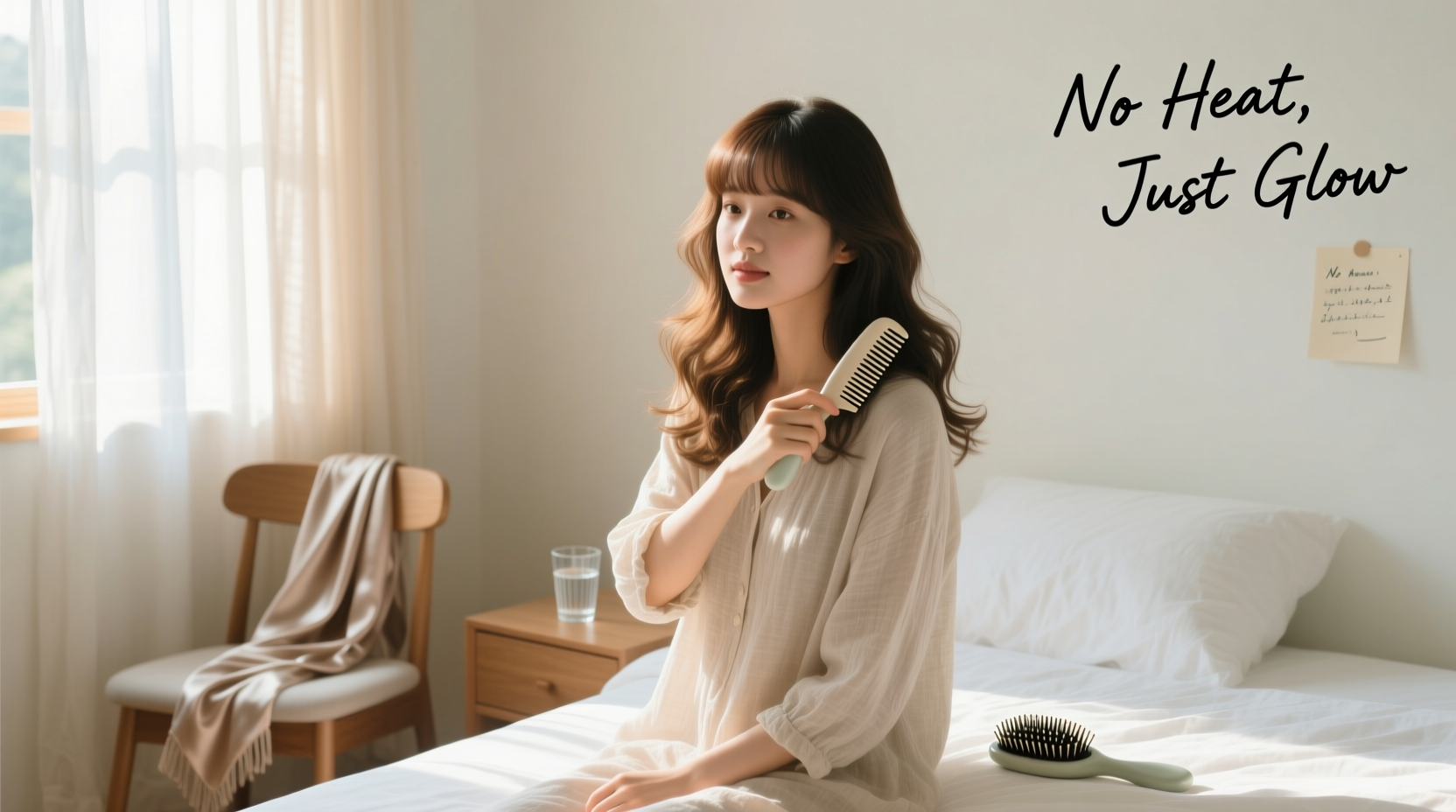 how to style curtain bangs without daily heat damage easy low maintenance routines