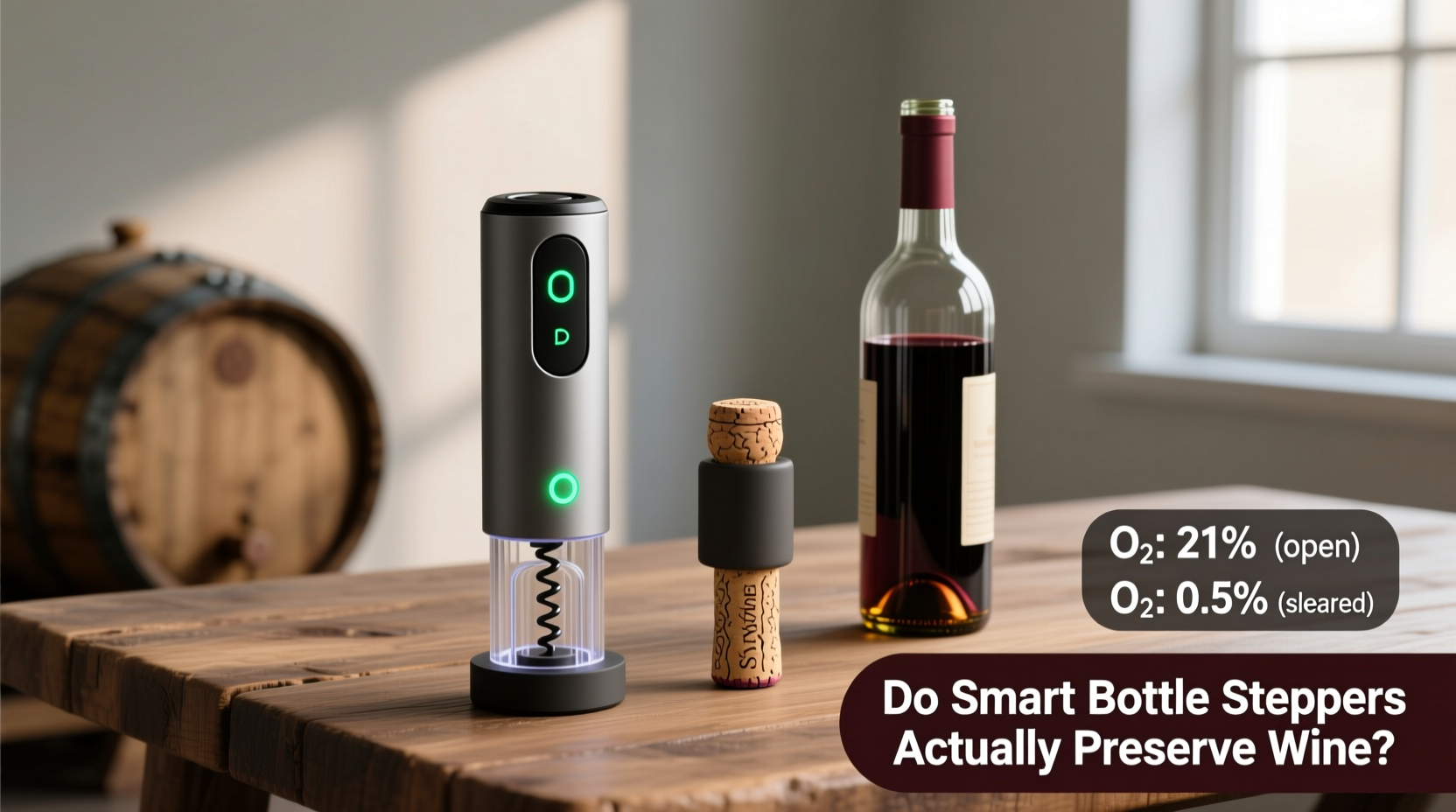 do smart bottle stoppers actually preserve wine or are they pointless tech