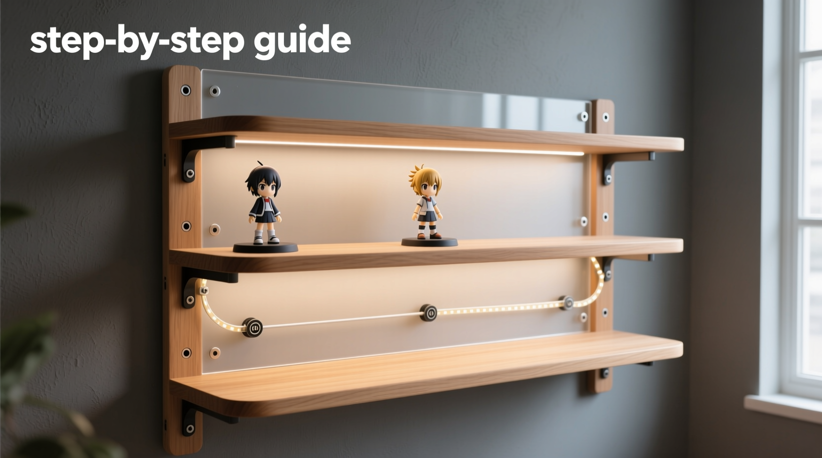 step by step guide to building a low maintenance anime figure display shelf