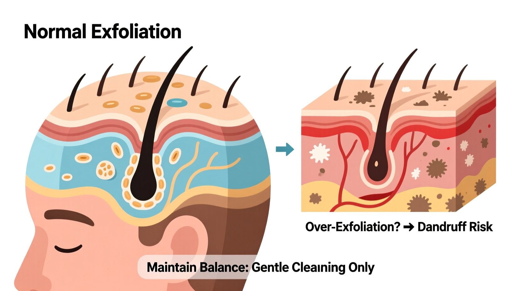 is scalp exfoliation necessary or could it be causing your dandruff