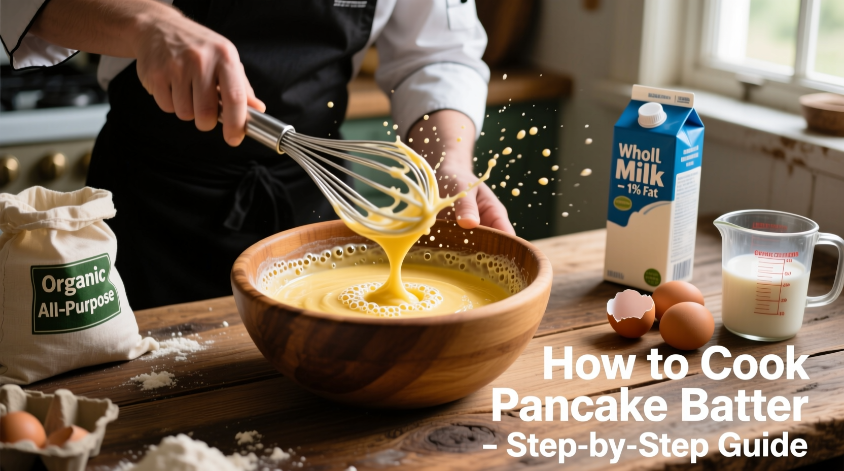 how to cook pancake batter