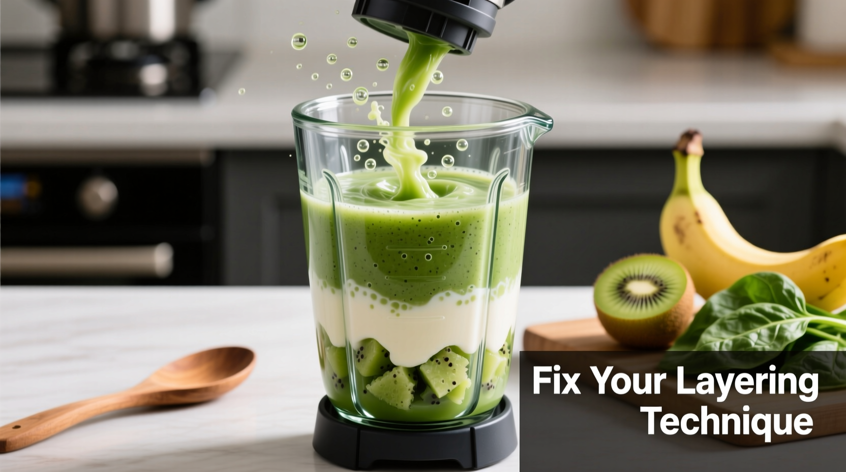 why is my smoothie separating in the blender fix your layering technique