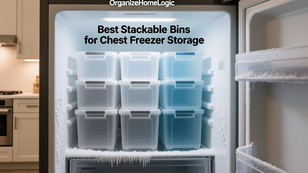 Best Stackable Bins for Chest Freezer Storage