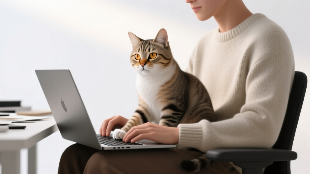Why Cats Sit on Your Lap Only When You're Busy