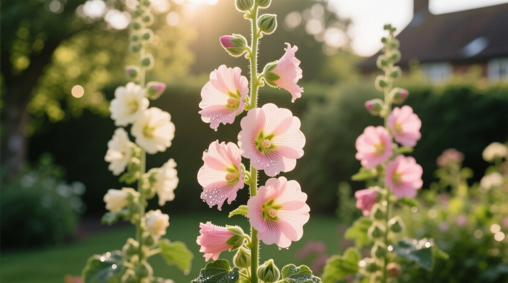are hollyhocks perennials