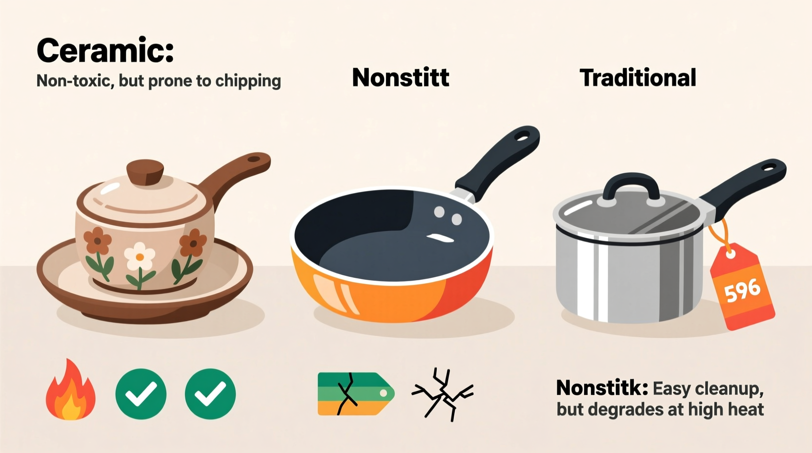 are ceramic cookware sets safer than nonstick or just fragile and overpriced