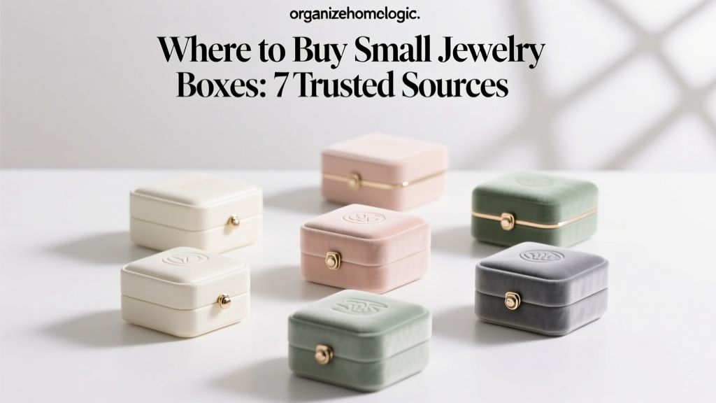 Where to Buy Small Jewelry Boxes: 7 Trusted Sources