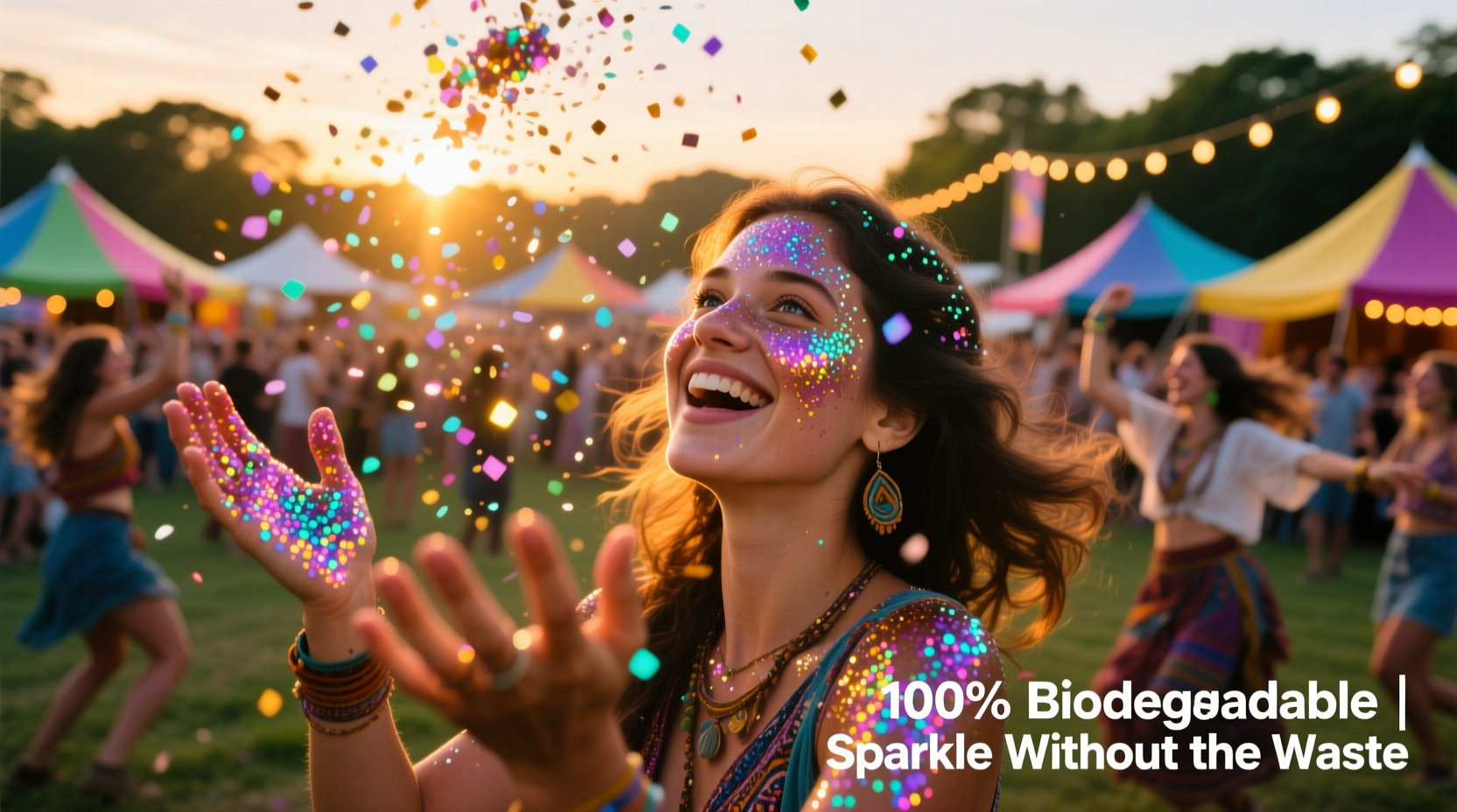 are biodegradable glitter options sparkly enough for festivals