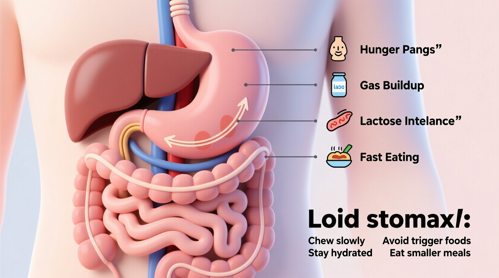 why does my stomach gurgle loudly at random times causes and fixes