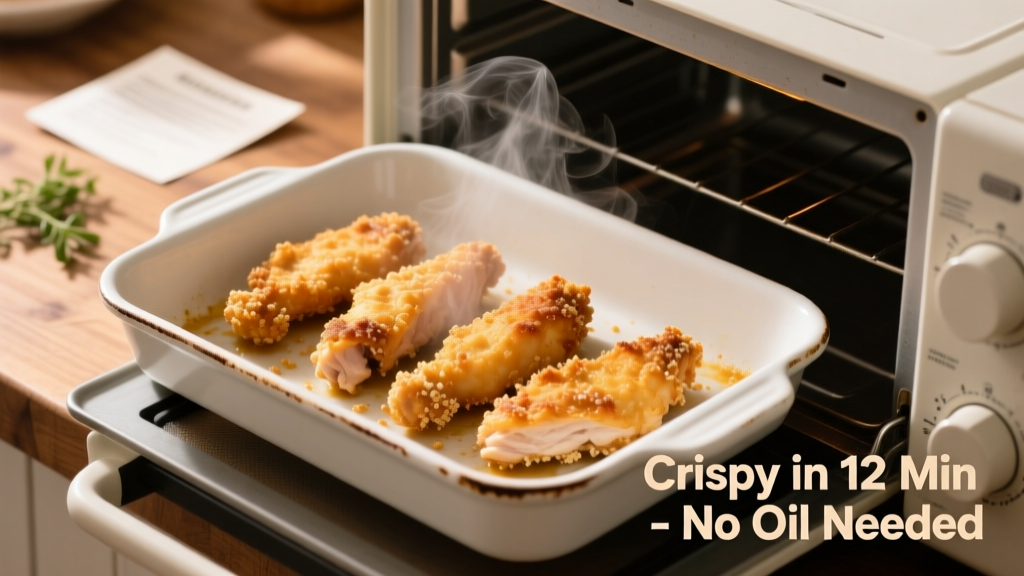 Frozen Chicken Tenders in Toaster Oven: Crispy & Safe
