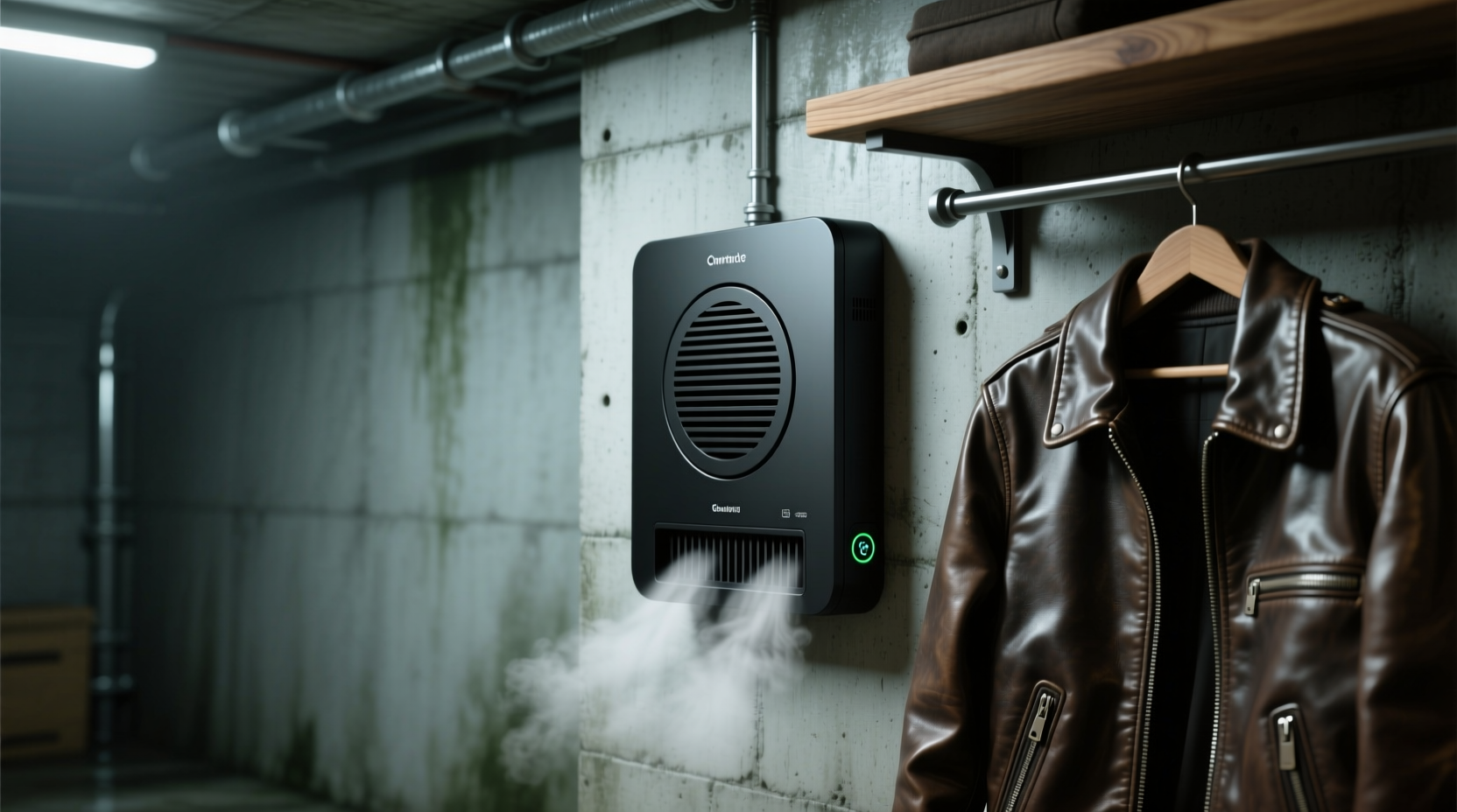 closet ventilation fan for leather jackets