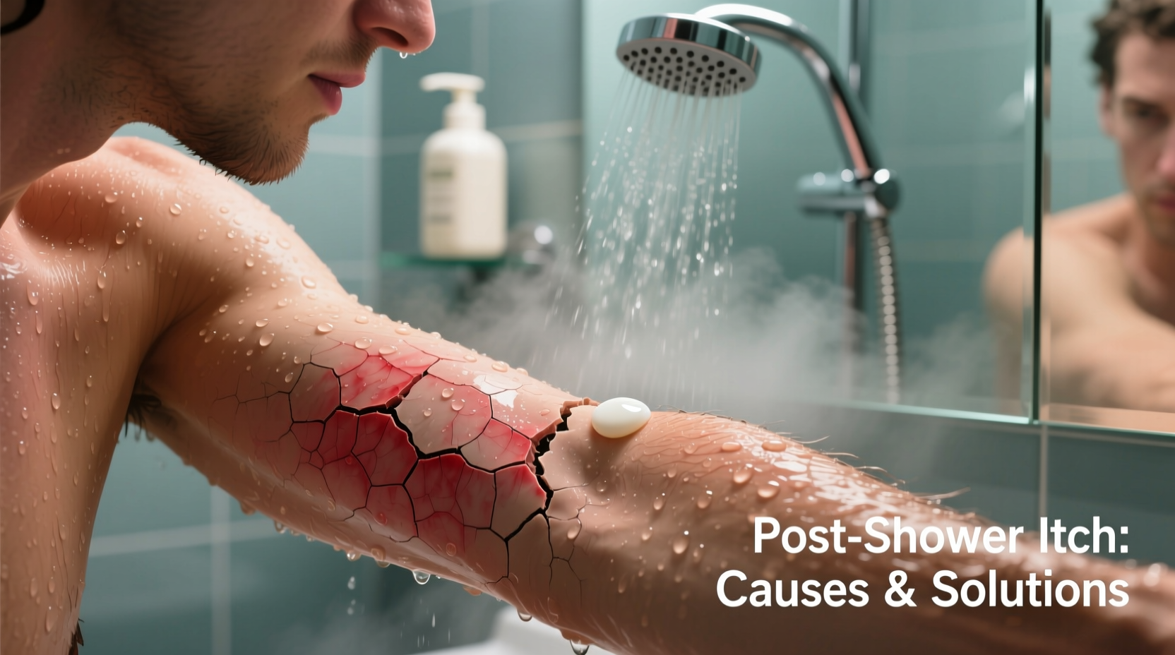 why does my skin itch after a shower despite using lotion