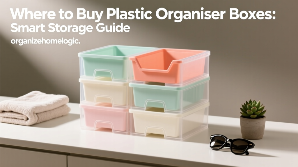Where to Buy Plastic Organiser Boxes: Smart Storage Guide