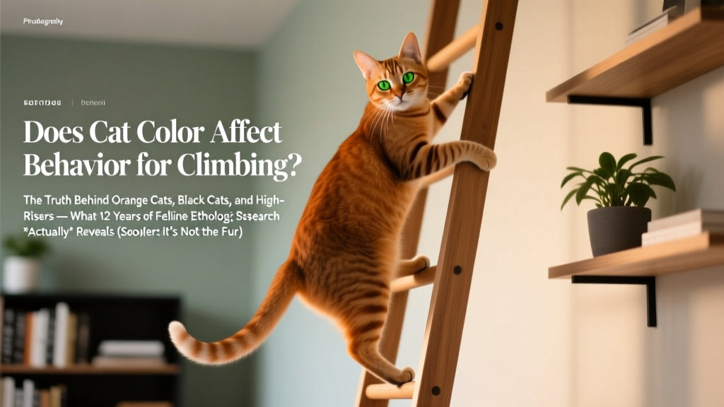 Does Cat Color Affect Behavior for Climbing? The Truth...