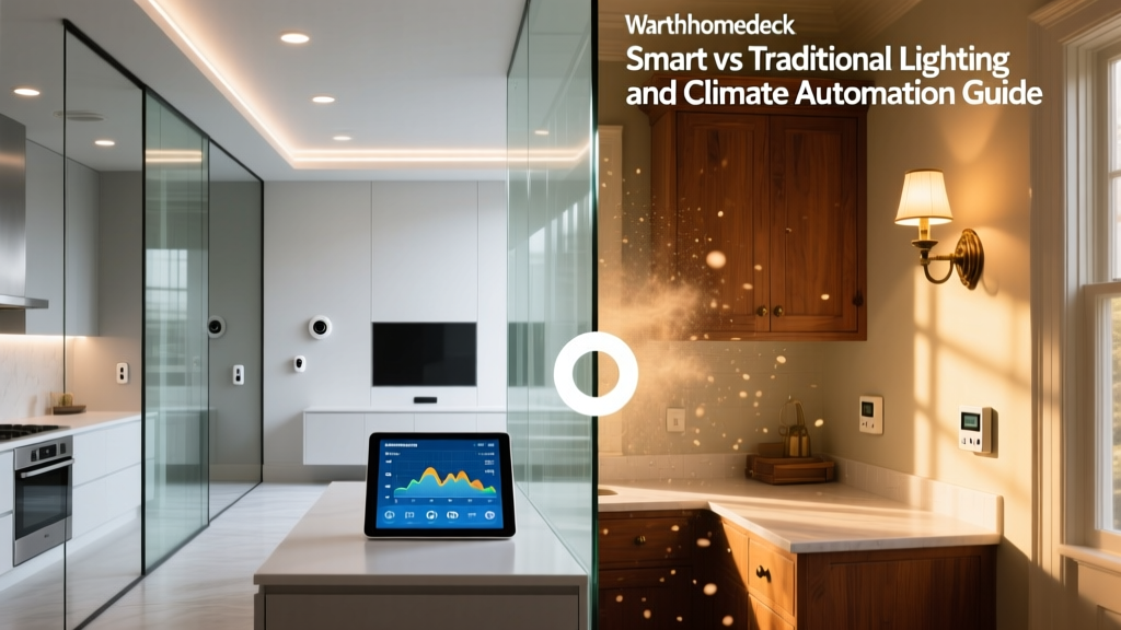 Smart vs Traditional Lighting and Climate Automation Guide