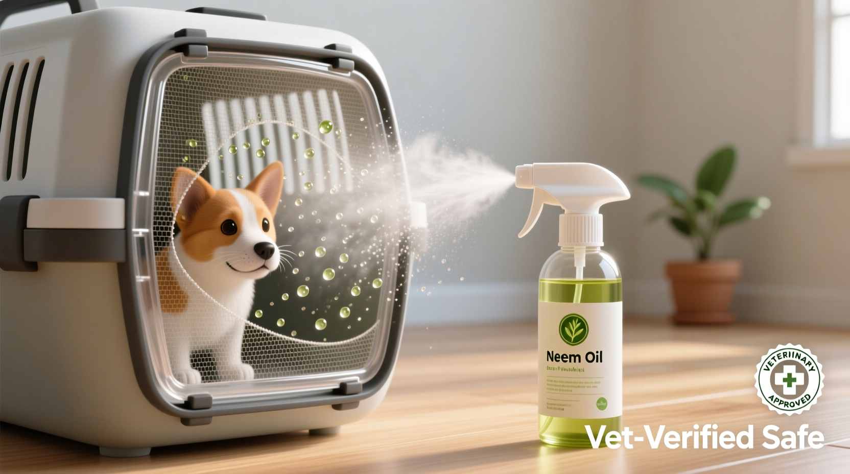 neem oil pet carrier sanitization