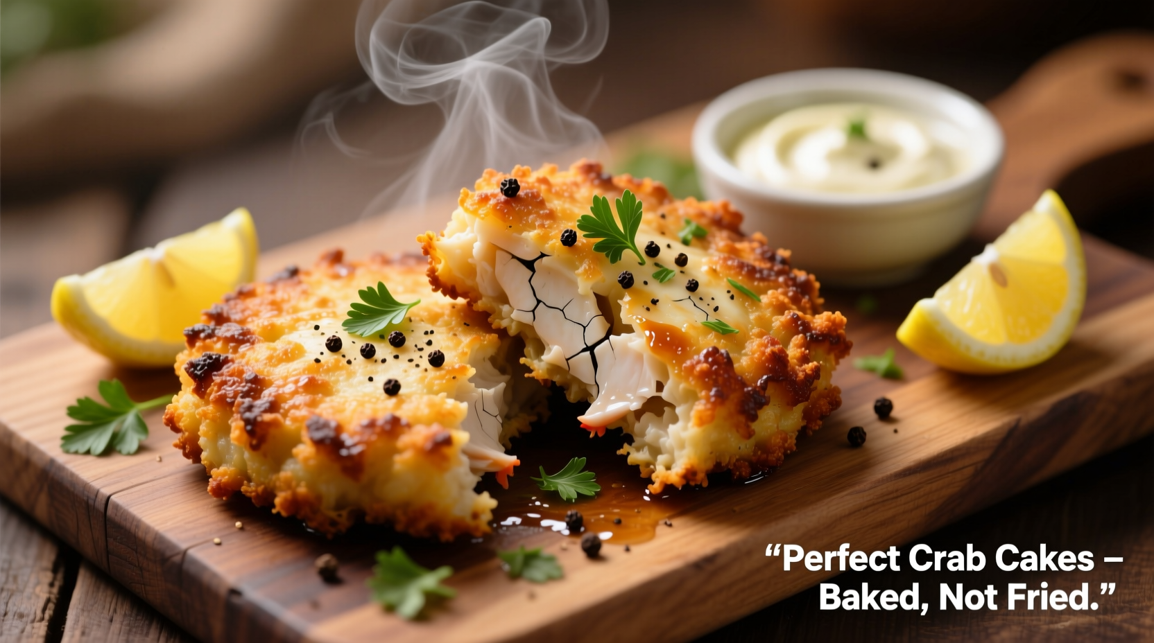 how to cook crab cakes in oven