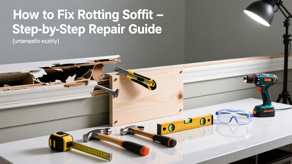 How to Fix Rotting Soffit: Step-by-Step Repair Guide