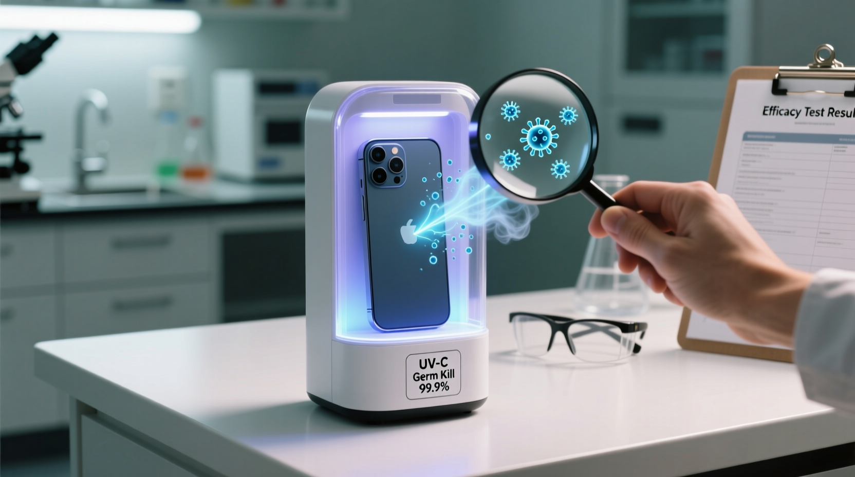 do uv phone sanitizers really kill germs or just provide false security