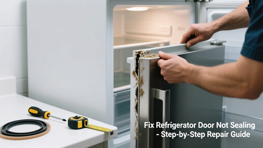 Fix Refrigerator Door Not Sealing in Bathroom