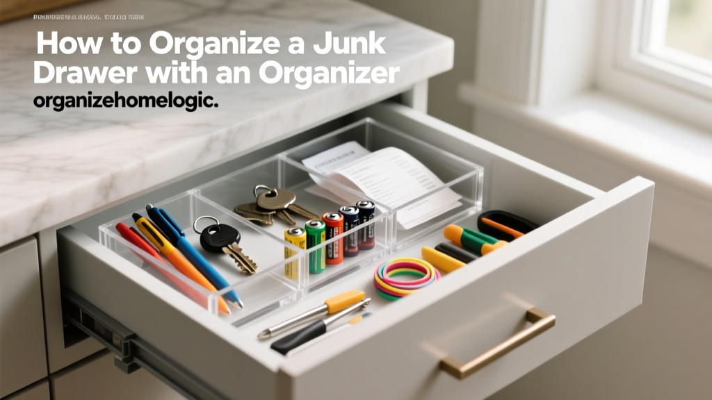 How to Organize a Junk Drawer with an Organizer