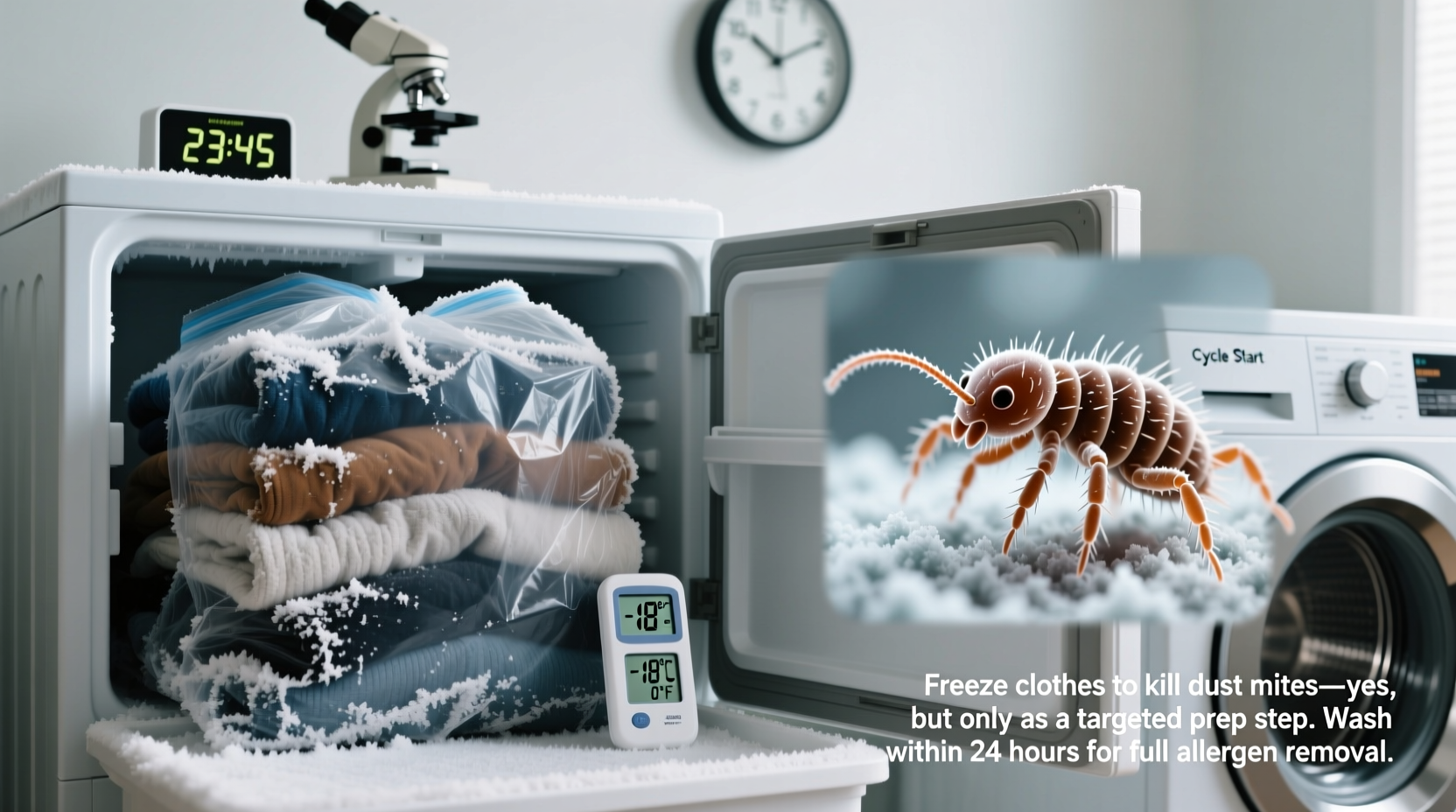 freezing clothes for dust mites truth vs myth