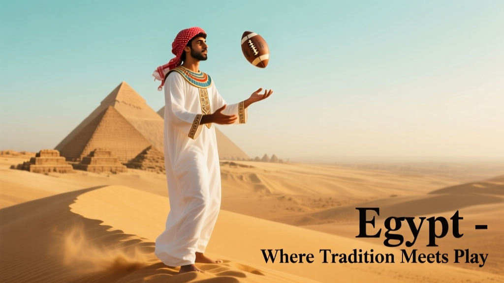 The Cairo Street Juggler: Capturing Cultural Contrast Through Football and Galabiya