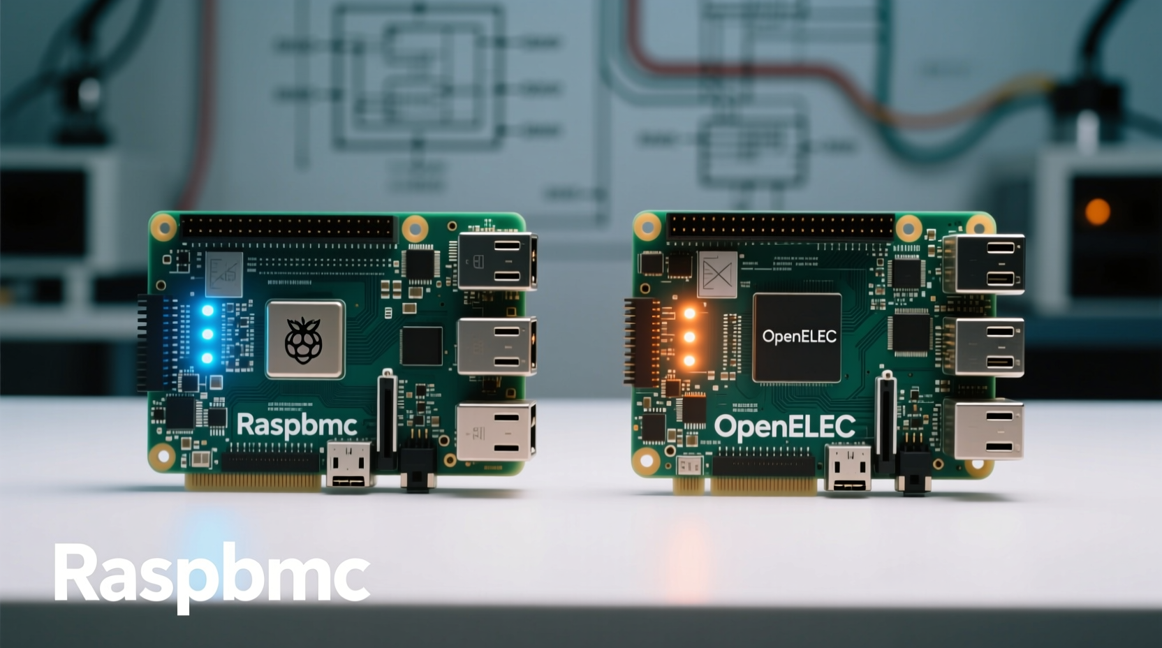raspberry pi xbmc solutions compared raspbmc vs openel