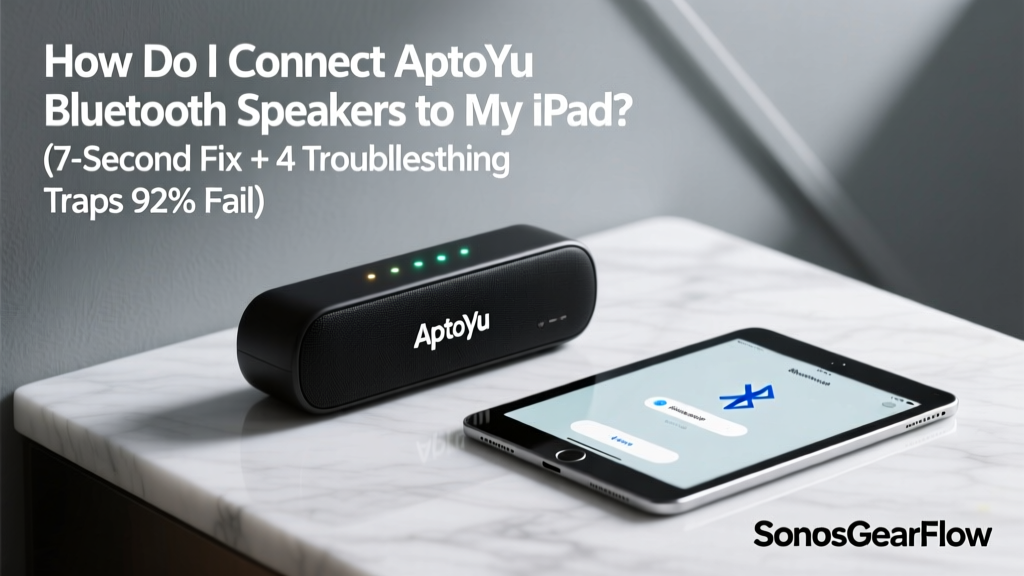 Aptoyu Bluetooth Speakers to iPad: Quick Fix & Tips