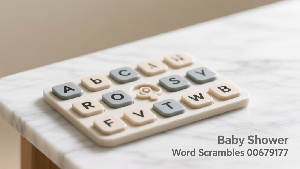 Baby Shower Word Scrambles: Fun, Safe, and Developmentally Appropriate Activities for Guests of All Ages