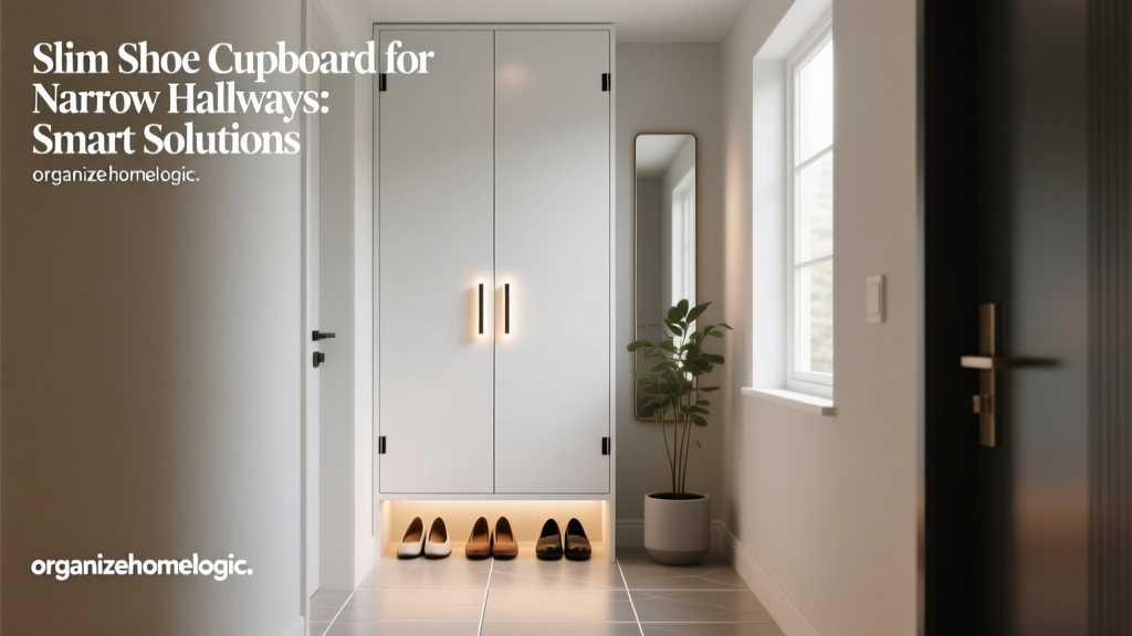 Slim Shoe Cupboard for Narrow Hallways: Smart Solutions