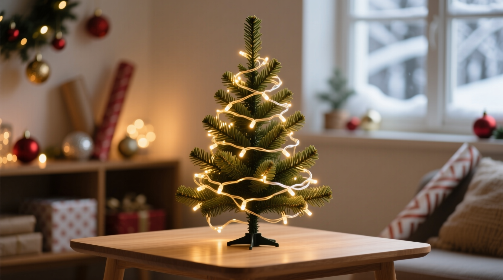 why are net lights popular for small artificial trees