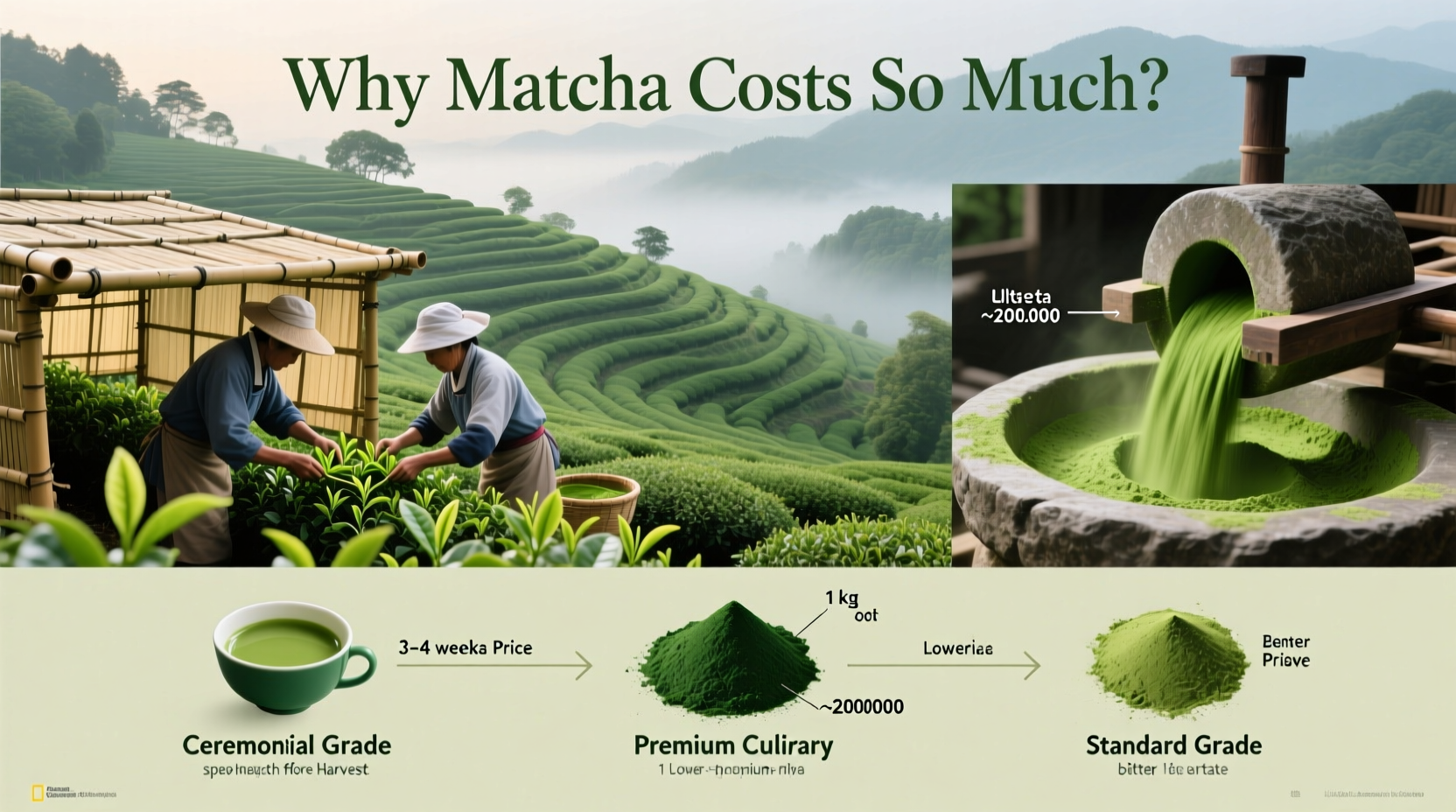 why is matcha so expensive understanding the grades and production process