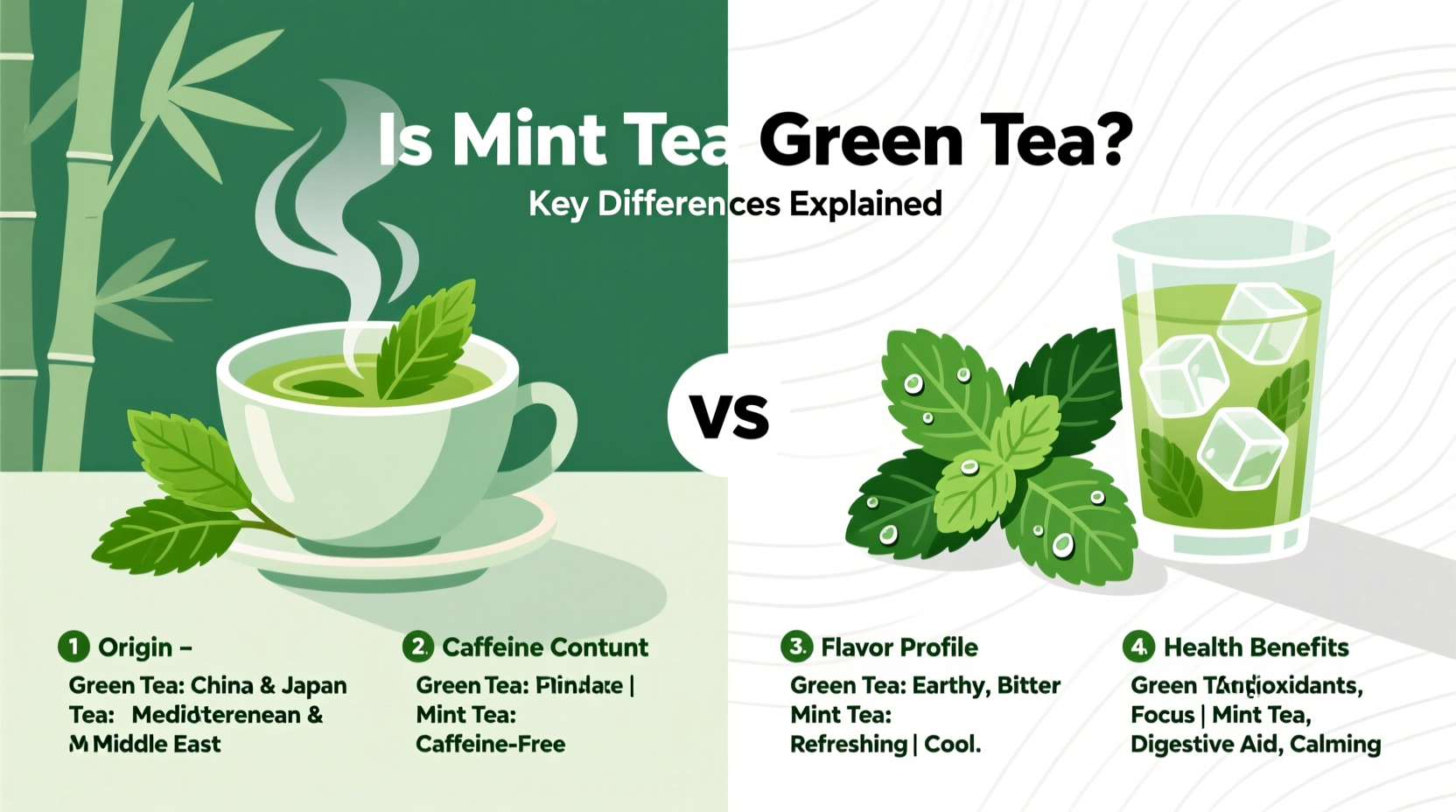 Mint vs Green Tea: 5 Key Differences | TheHomeSprouts