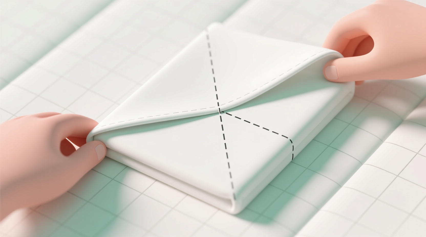 the easiest way to fold a fitted sheet