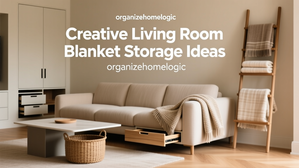 Creative Living Room Blanket Storage Ideas