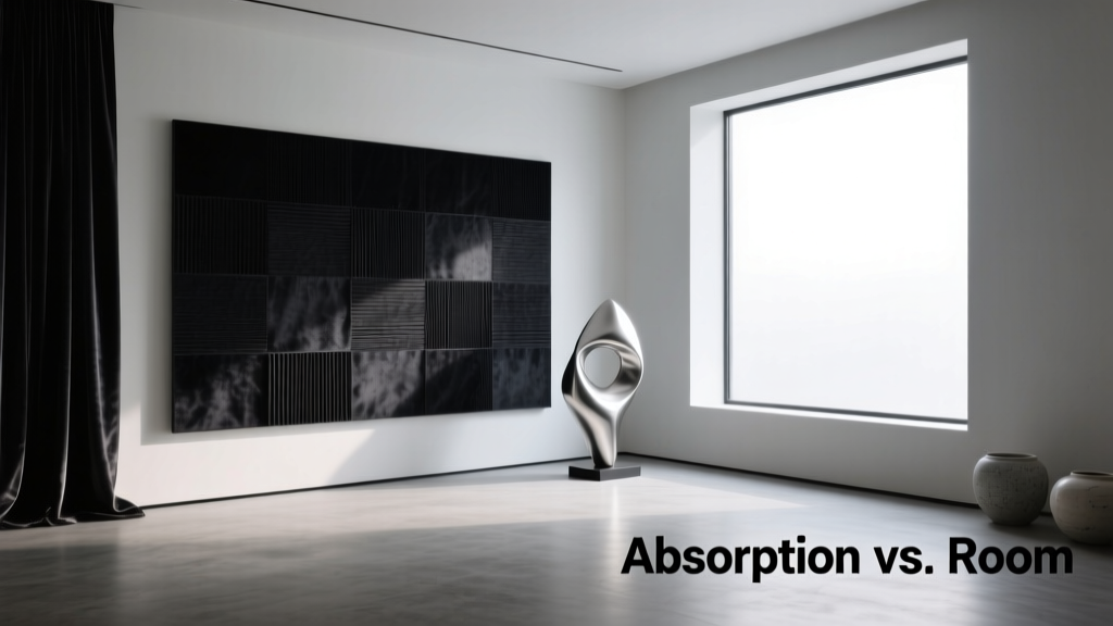 Absorption and Room Acoustics Compared: Engineering Principles for Automotive and Studio Environments