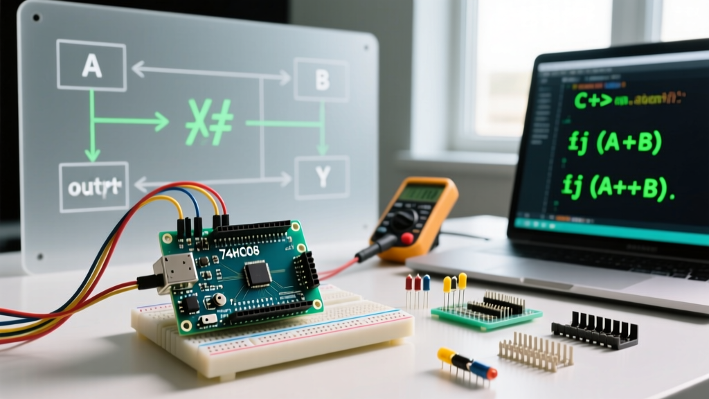 Logical AND in Arduino: Software Operators & 74HC08 Hardware Guide