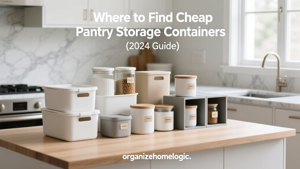 Where to Find Cheap Pantry Storage Containers (2024 Guide)